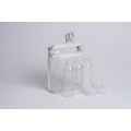 60ml Haustier-Flasche W / Flip Top Cap und Jars Travel Kit (EF-TK01)